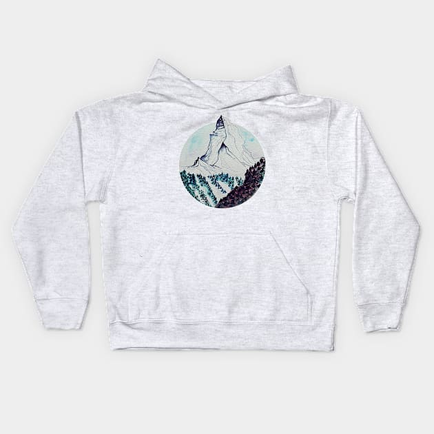 Matterhorn Kids Hoodie by DaniMej